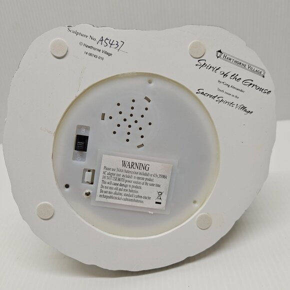 Hawthorne Village Sacred Spirits Village Spirit of the Grouse Greg Alexander - Picture 4 of 6